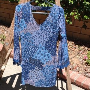 NEW Westport 62 Shift Dress Mod Flare Sleeves M